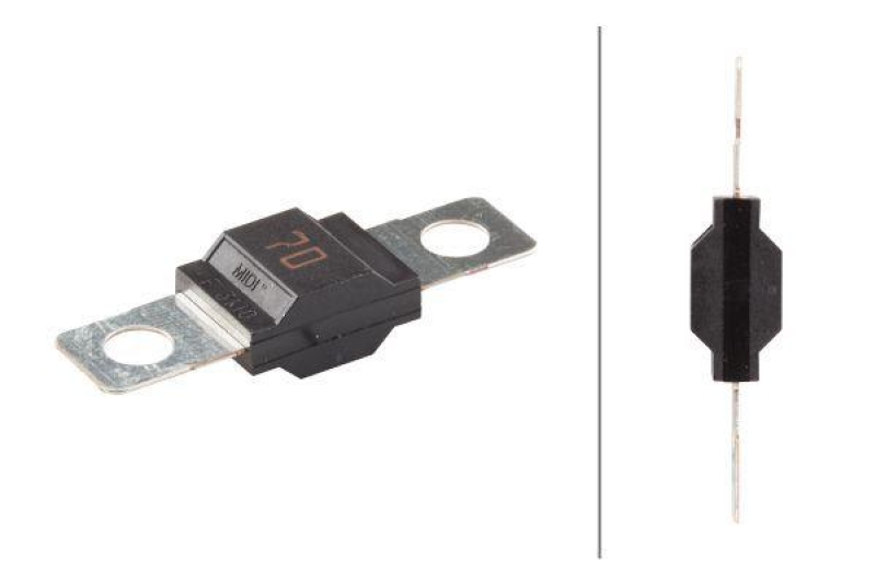 HELLA 8JS 742 901-031 Sicherung Midi, 70 A braun