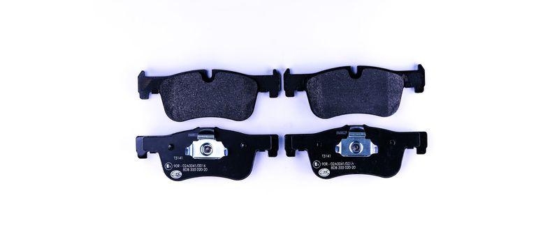 HELLA 8DB 355 020-201 Bremsbelagsatz, Scheibenbremsbelag f&uuml;r BMW