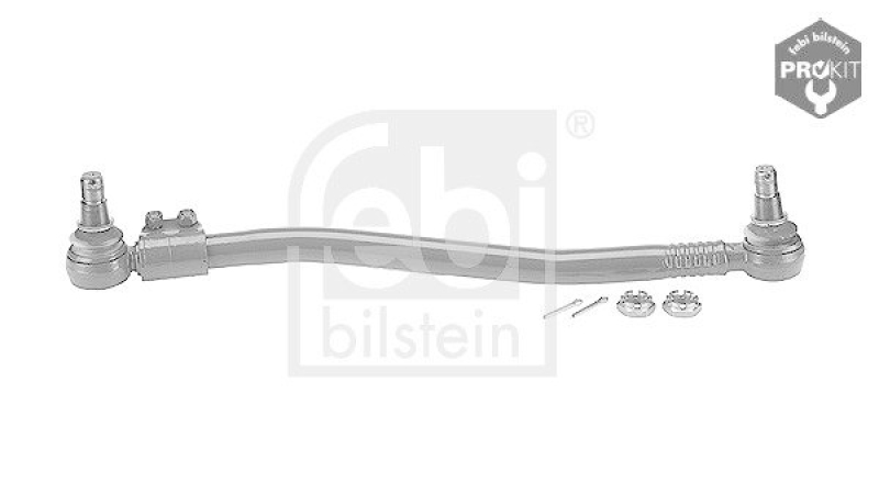 FEBI BILSTEIN 11653 Lenkstange mit Kronenmuttern und Splinten, vom Lenkgetriebe zur 1. Vorderachse für Volvo