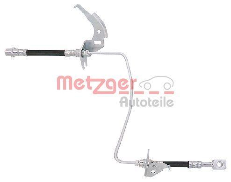METZGER 4119358 Bremsschlauch M. Leitung U. Hohlschraube f&uuml;r OPEL HA links