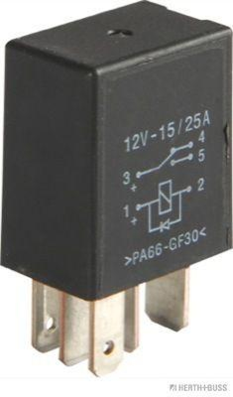 HERTH+BUSS 75613175 Relais, Arbeitsstrom 12 V, 15 - 25 A, 5 pins