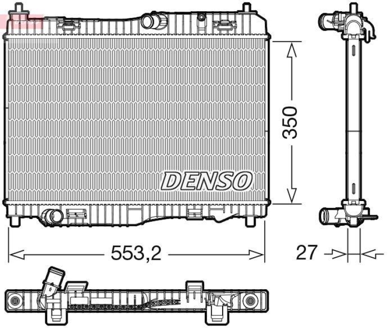 DENSO DRM10116 K&uuml;hler FORD FIESTA VI (CB1, CCN) 1.0 EcoBoost 1.0 (01-)