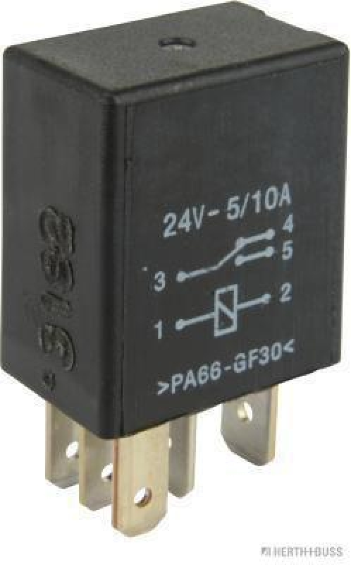 HERTH+BUSS 75613176 Relais, Arbeitsstrom 24 V, 5 - 10 A, 5 pins