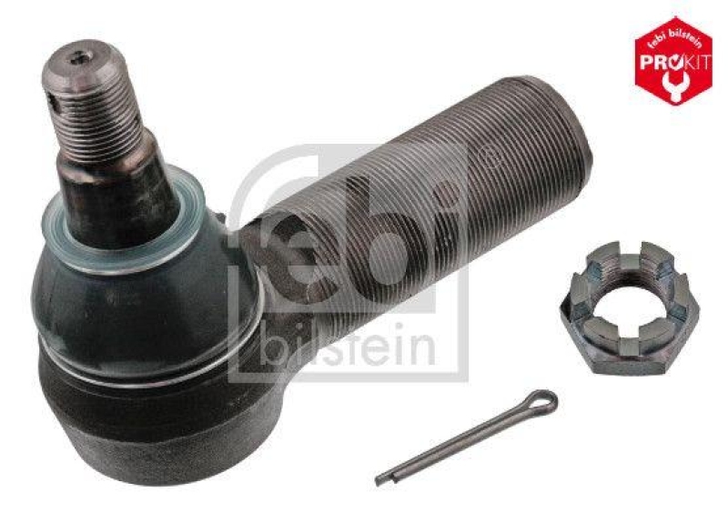 FEBI BILSTEIN 44876 Lenkstangenendst&uuml;ck mit Kronenmutter und Splint f&uuml;r Volvo