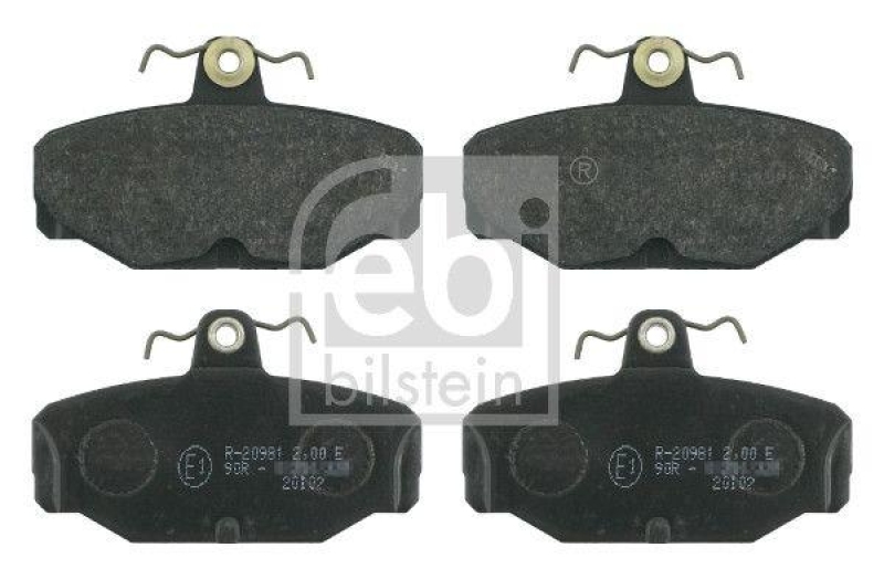 FEBI BILSTEIN 16169 Bremsbelagsatz f&uuml;r Ford