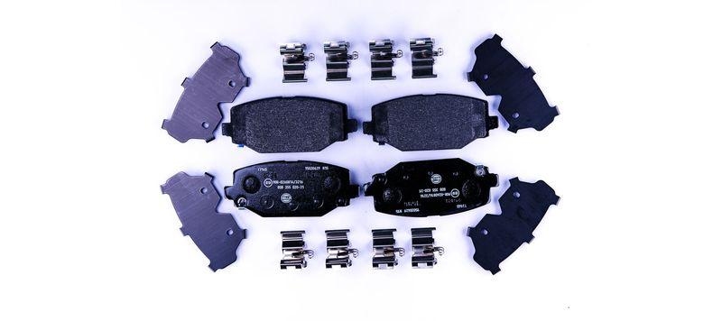 HELLA 8DB 355 020-311 Bremsbelagsatz, Scheibenbremsbelag f&uuml;r FIAT/CHRYSLER/LANCIA