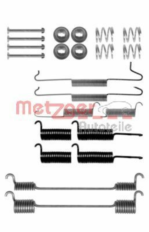 METZGER 105-0648 Zubehörsatz, Bremsbacken für VW