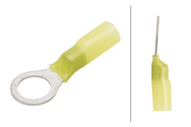 HELLA 8KW 744 755-003 Leitungsverbinder A 155 -> 6 mm&sup2;, gelb