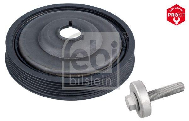 FEBI BILSTEIN 36155 Riemenscheibe für Kurbelwelle, mit Schraube für Mercedes-Benz