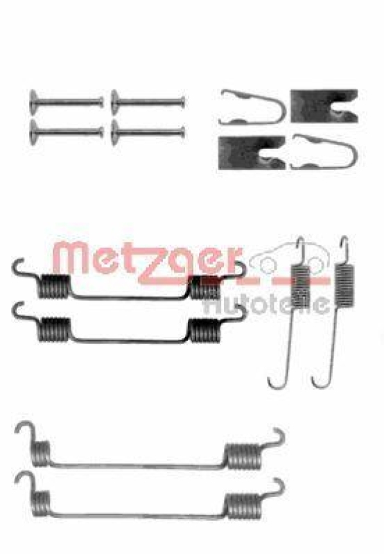 METZGER 105-0797 Zubeh&ouml;rsatz, Bremsbacken f&uuml;r TOYOTA