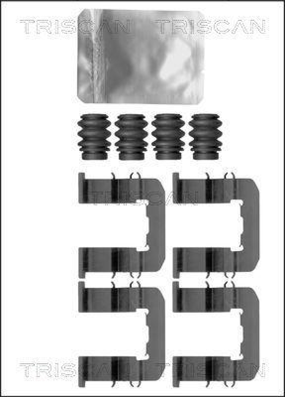 TRISCAN 8105 431633 Montagesatz, Scheibenbremsbelag f&uuml;r Hyundai I20