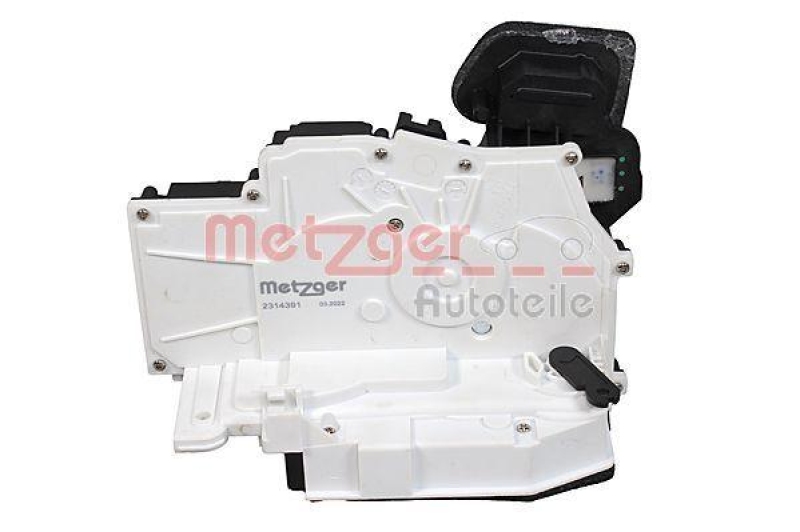 METZGER 2314391 Türschloss für AUDI hinten links OHNE ZUZIEHHILFE