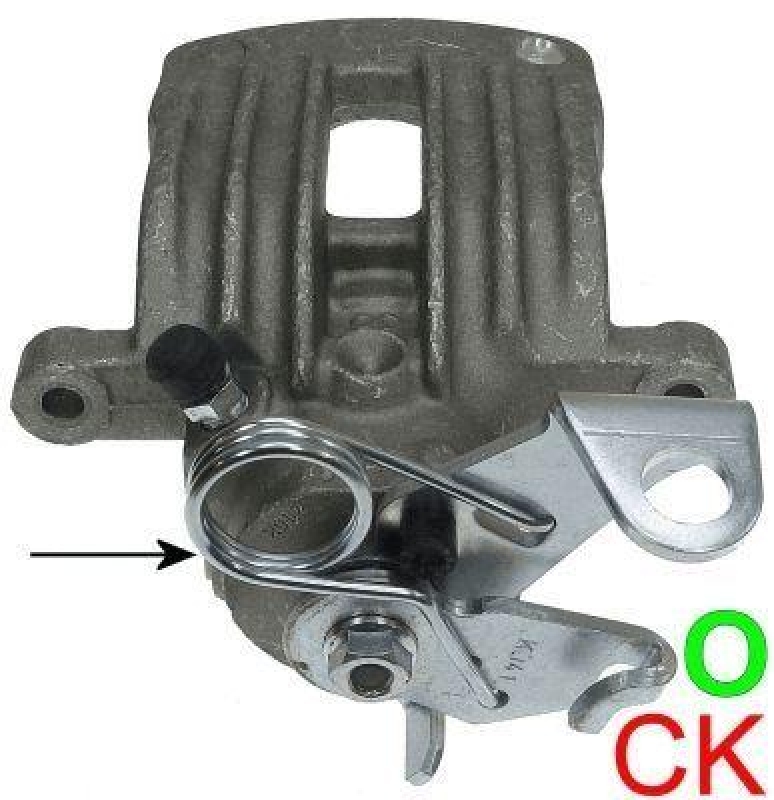 HELLA 8AC 355 383-891 Bremssattel f&uuml;r ALFA/LANCIA