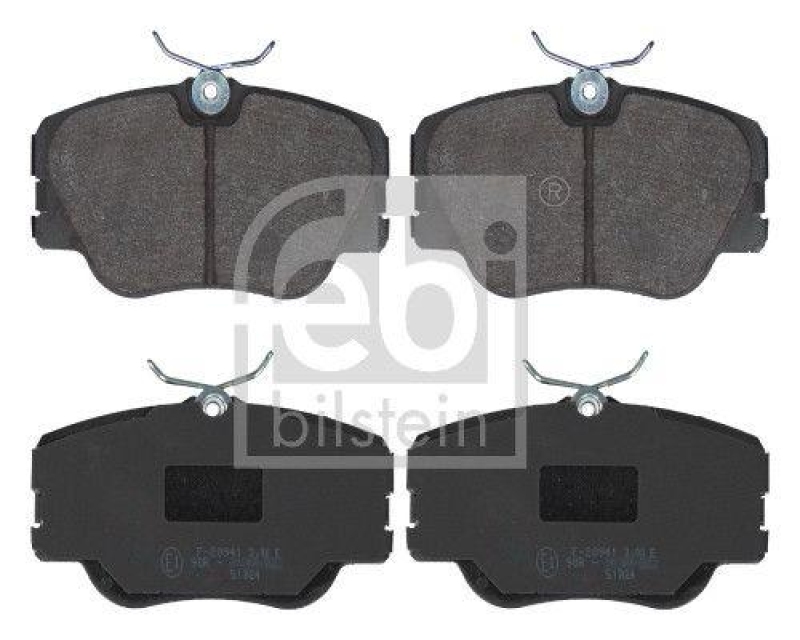 FEBI BILSTEIN 16193 Bremsbelagsatz f&uuml;r Mercedes-Benz