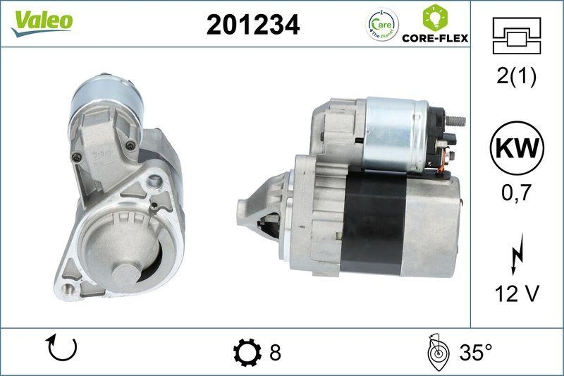 VALEO 201234 Starter - CORE-FLEX - RENAULT-NISSAN