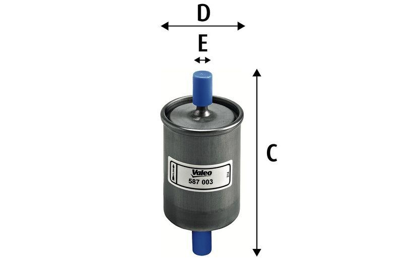 VALEO 587003 Kraftstofffilter, Benzin