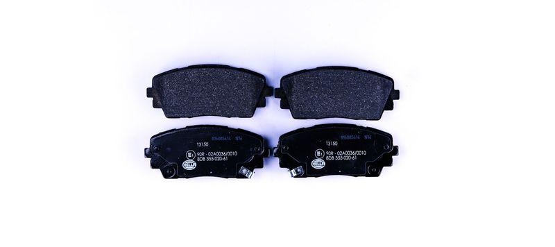 HELLA 8DB 355 020-611 Bremsbelagsatz, Scheibenbremsbelag für KIA