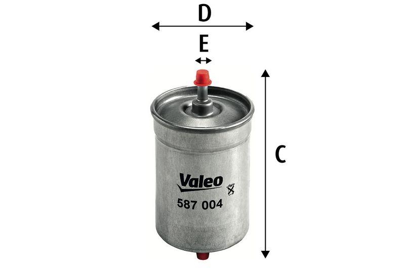 VALEO 587004 Kraftstofffilter, Benzin