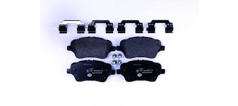 HELLA 8DB 355 020-621 Bremsbelagsatz, Scheibenbremsbelag f&uuml;r FORD/FORD AUSTRALIA
