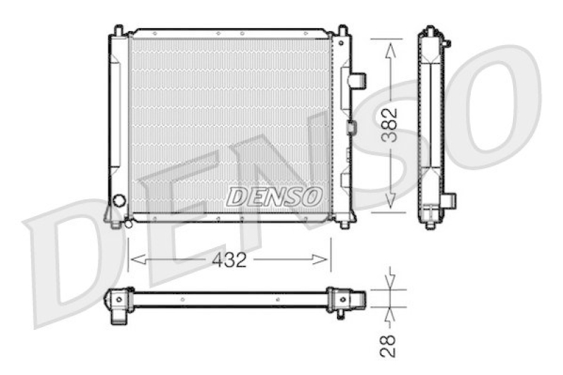 DENSO DRM24013 K&uuml;hler ROVER 200 (RF) 214 i (1995 - 2000)