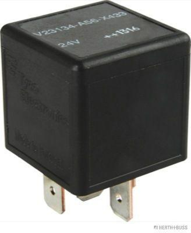 HERTH+BUSS 75613222 Relais, Arbeitsstrom 24 V, 20 - 30 A, 5 pins, Widerstand