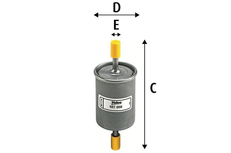 VALEO 587008 Kraftstofffilter, Benzin
