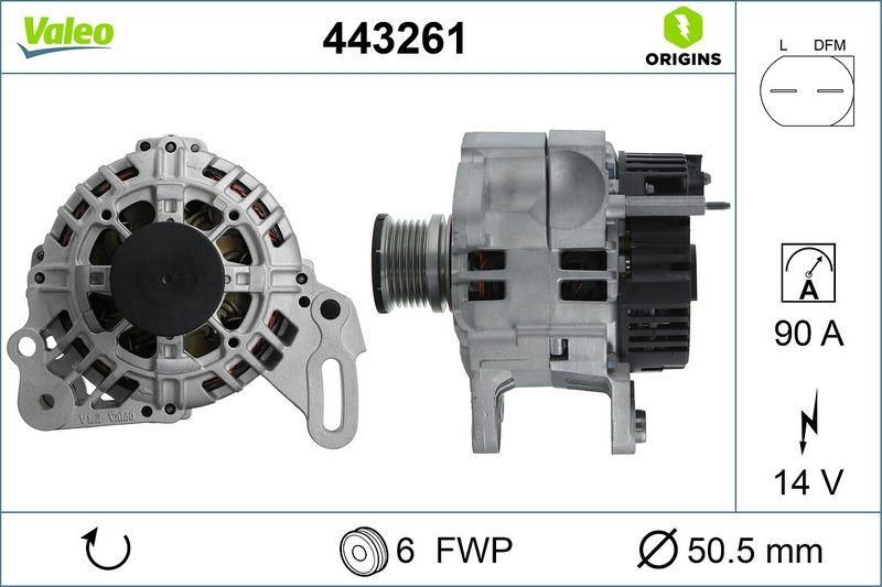 VALEO 443261 Generator Neu - ORIGINS