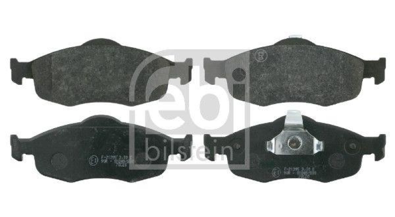 FEBI BILSTEIN 16202 Bremsbelagsatz f&uuml;r Ford