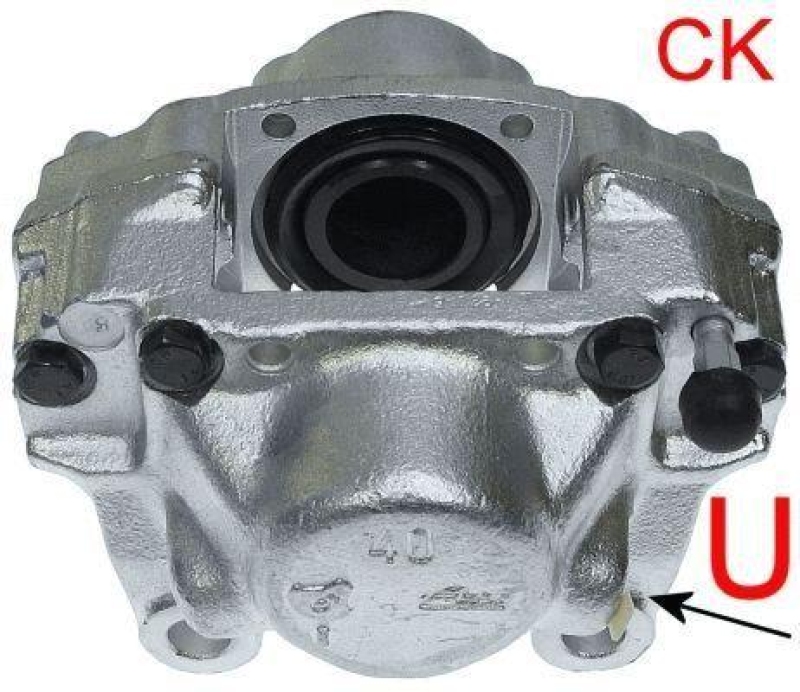 HELLA 8AC 355 384-091 Bremssattel f&uuml;r OPEL