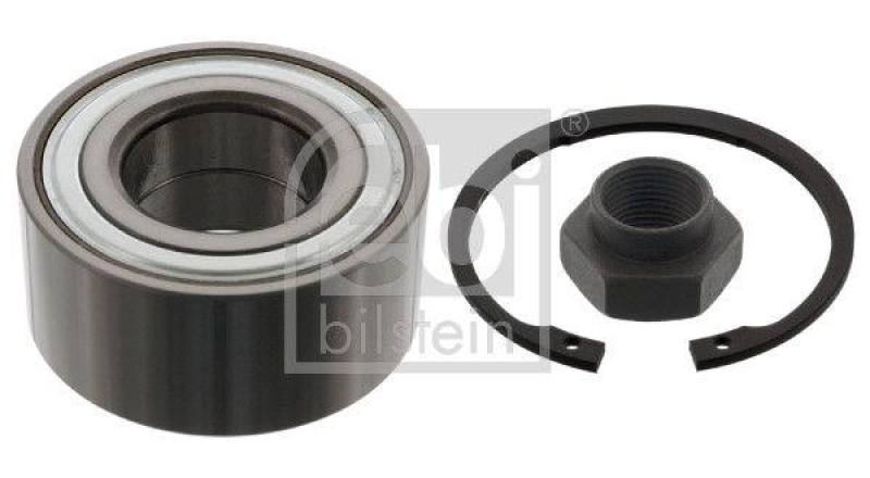 FEBI BILSTEIN 05542 Radlagersatz mit Achsmutter und Sicherungsring f&uuml;r Peugeot