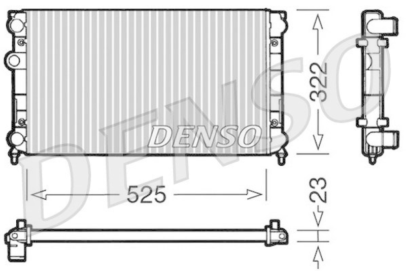 DENSO DRM32005 K&uuml;hler VW GOLF III (1H1) 1.6 (1992 - 1997)
