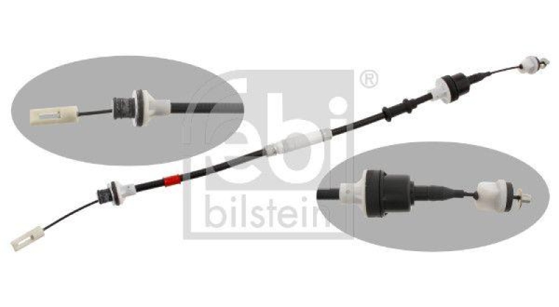 FEBI BILSTEIN 29246 Kupplungsseilzug für Saab