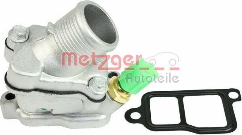 METZGER 4006208 Thermostat K&uuml;hlmittel, Mit Geh&auml;use f&uuml;r VOLVO/&Ouml;FFNUNGSTEMP. [&deg;C]90