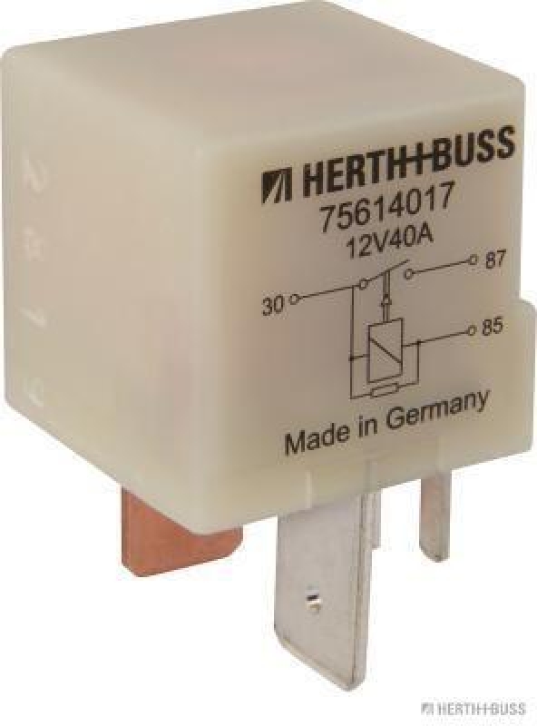 HERTH+BUSS 75614017 Steuergerät, Glühzeit 12 V, 40 A, 4 pins