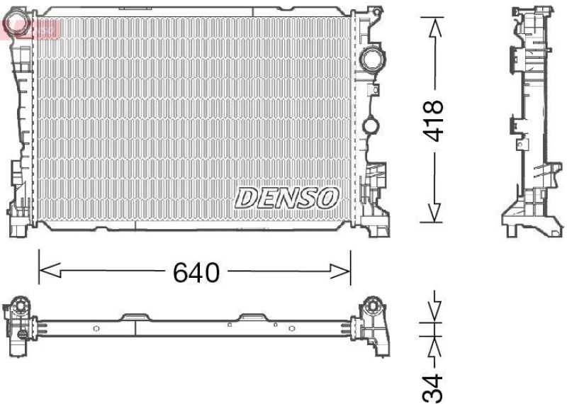 DENSO DRM17047 K&uuml;hler MERCEDES-BENZ SLK (R172) 55 AMG (172.475) 5.5 (12- )