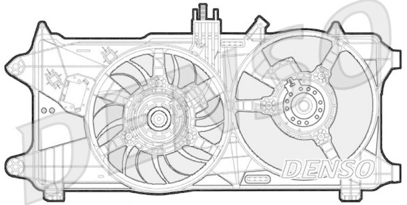 DENSO DER09026 K&uuml;hlerl&uuml;fter FIAT DOBLO Cargo (223) 1.9 JTD (223ZXE1A) (2001 - )