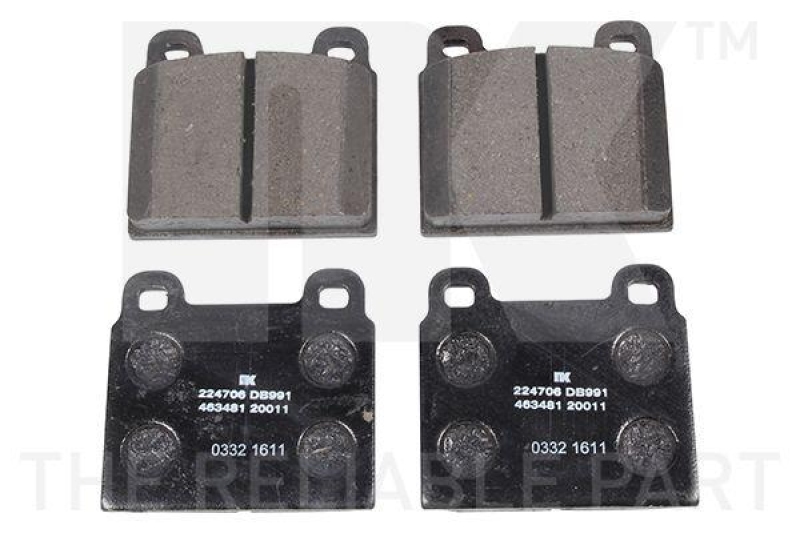 NK 224706 Bremsbelagsatz, Scheibenbremse f&uuml;r VW