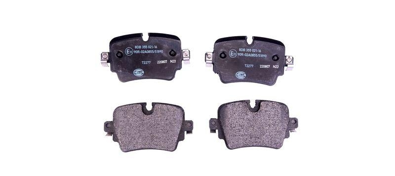 HELLA 8DB 355 021-161 Bremsbelagsatz, Scheibenbremsbelag f&uuml;r JAGUAR