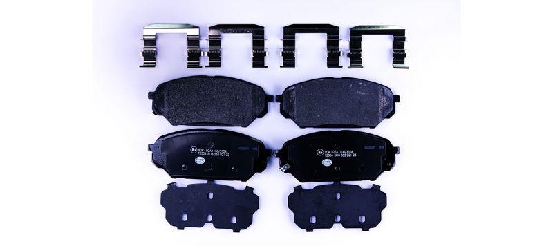 HELLA 8DB 355 021-231 Bremsbelagsatz, Scheibenbremsbelag für HYUNDAI ix55