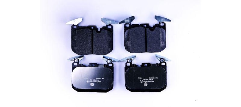 HELLA 8DB 355 021-271 Bremsbelagsatz, Scheibenbremsbelag f&uuml;r BMW