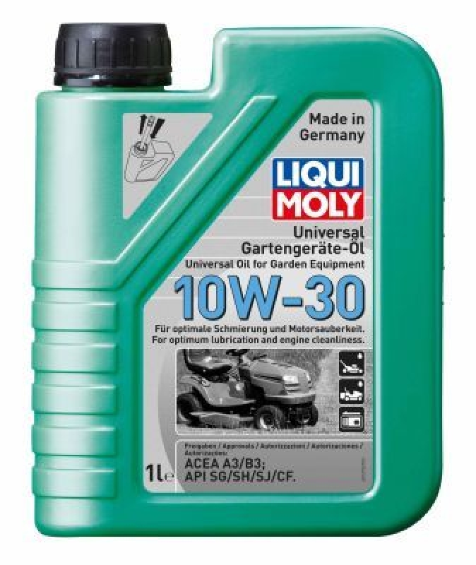 LIQUI MOLY 1273 Motoröl Universal Gartengeräte-Öl 10W-30 Kanister 1 L