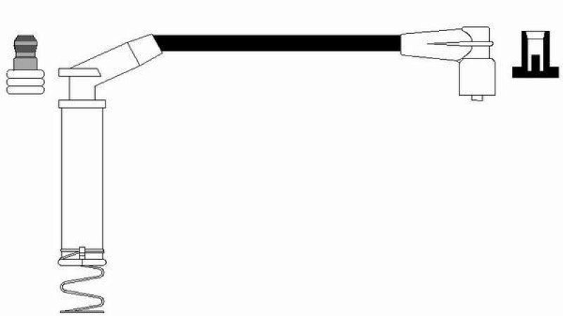 NGK 36354 Z&uuml;ndkabel PU-3A-000 470 040 |Z&uuml;ndleitung