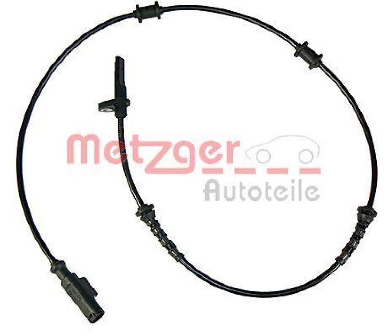 METZGER 0900824 Sensor, Raddrehzahl f&uuml;r CITROEN/FIAT/PEUGEOT HA links/rechts