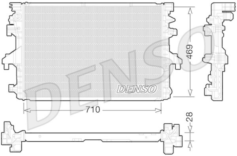 DENSO DRM32038 K&uuml;hler VW TRANSPORTER