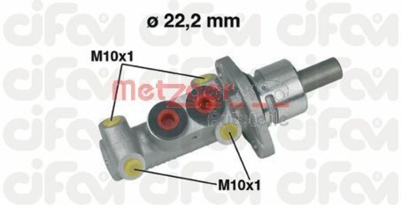 METZGER 202-302 Hydr. Hauptbremszylinder Cifam für SEAT/VW