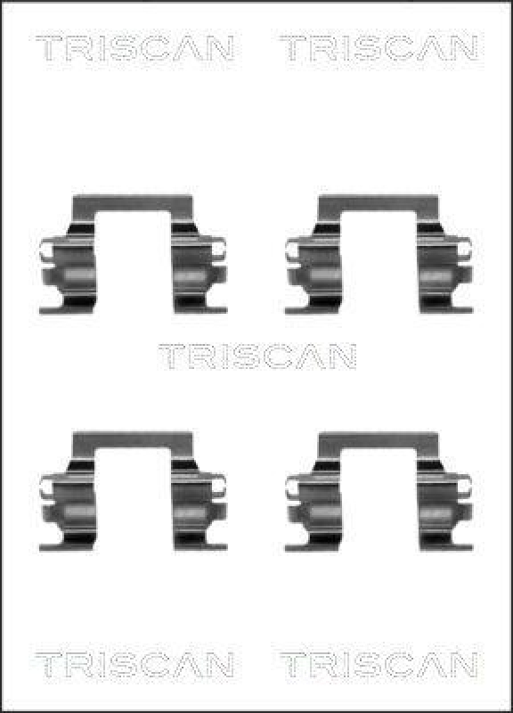 TRISCAN 8105 601609 Montagesatz, Scheibenbremsbelag f&uuml;r Isuzu