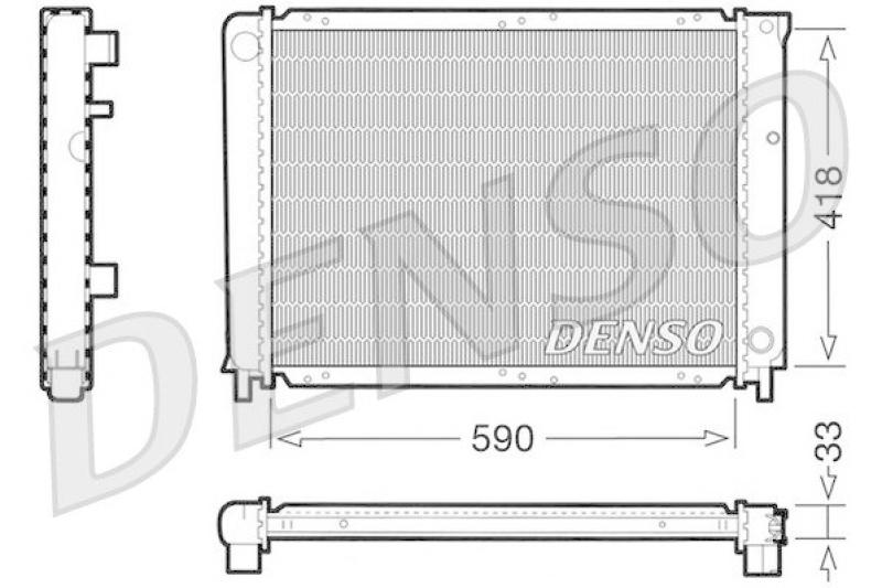 DENSO DRM33031 K&uuml;hler VOLVO 940 II Estate (945) 2.3 ti (1995 - 1998)