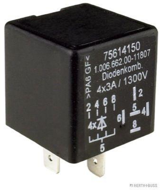 HERTH+BUSS 75614150 Diode 3 A, 1300 V