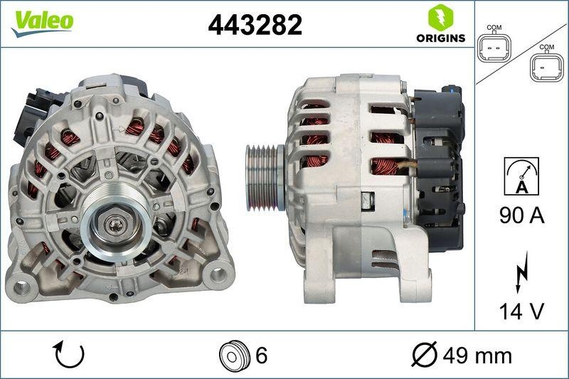 VALEO 443282 Generator Neu - ORIGINS