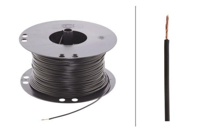 HELLA 8KL 054 001-002 Leitungssatz FLY, schwarz 0,75 mm², Länge 100 m
